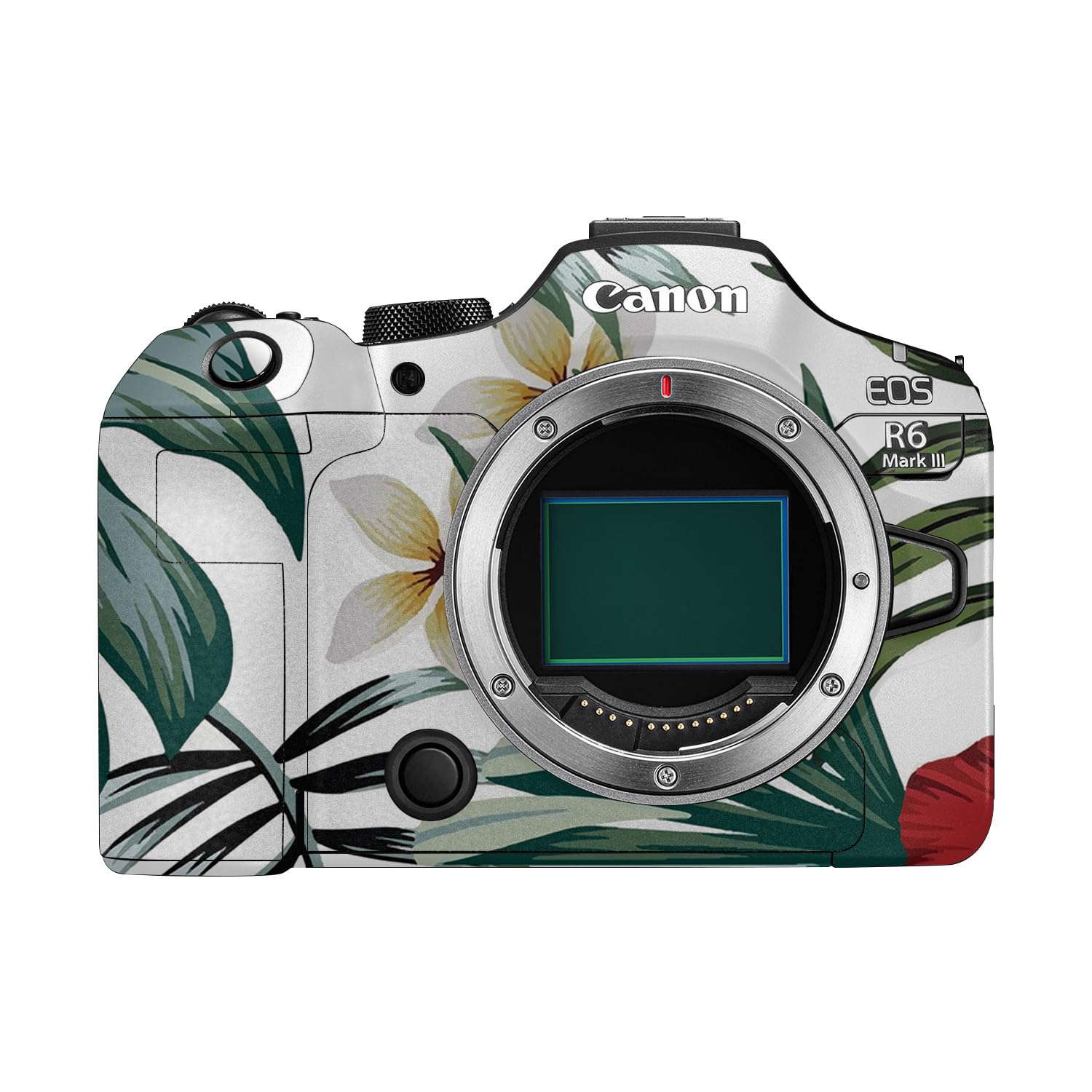 Camera Skin Compatible with Canon EOS R6 Mark III (2025) - Tropical Hibiscus - Premium 3M Vinyl Protective Wrap Decal Cover - Easy to Apply | Crafted in the USA by MightySkins