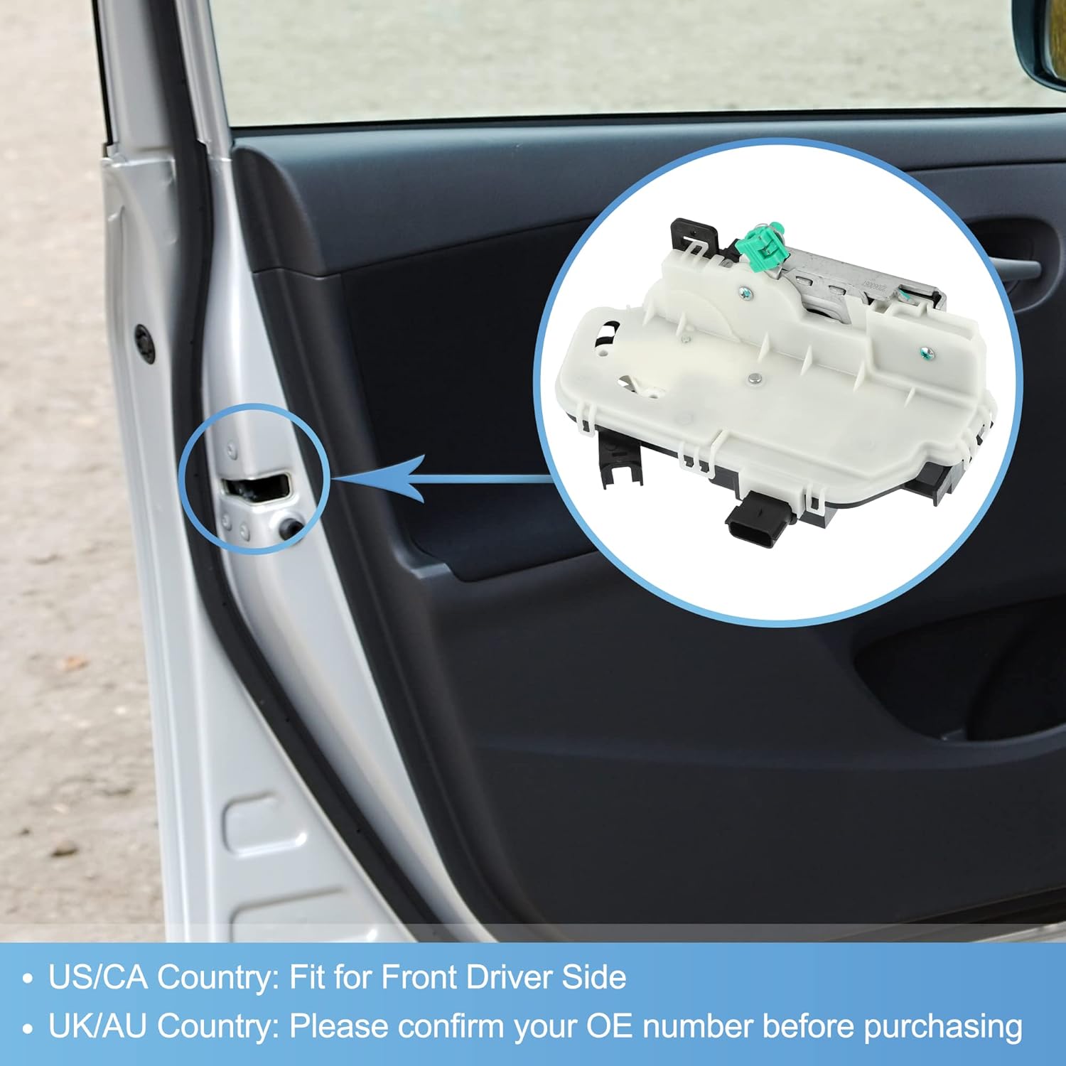 X AUTOHAUX Rear Right Side Door Lock Actuator Motor for Ford F-150 2009-2014 9L3Z-5426412-A