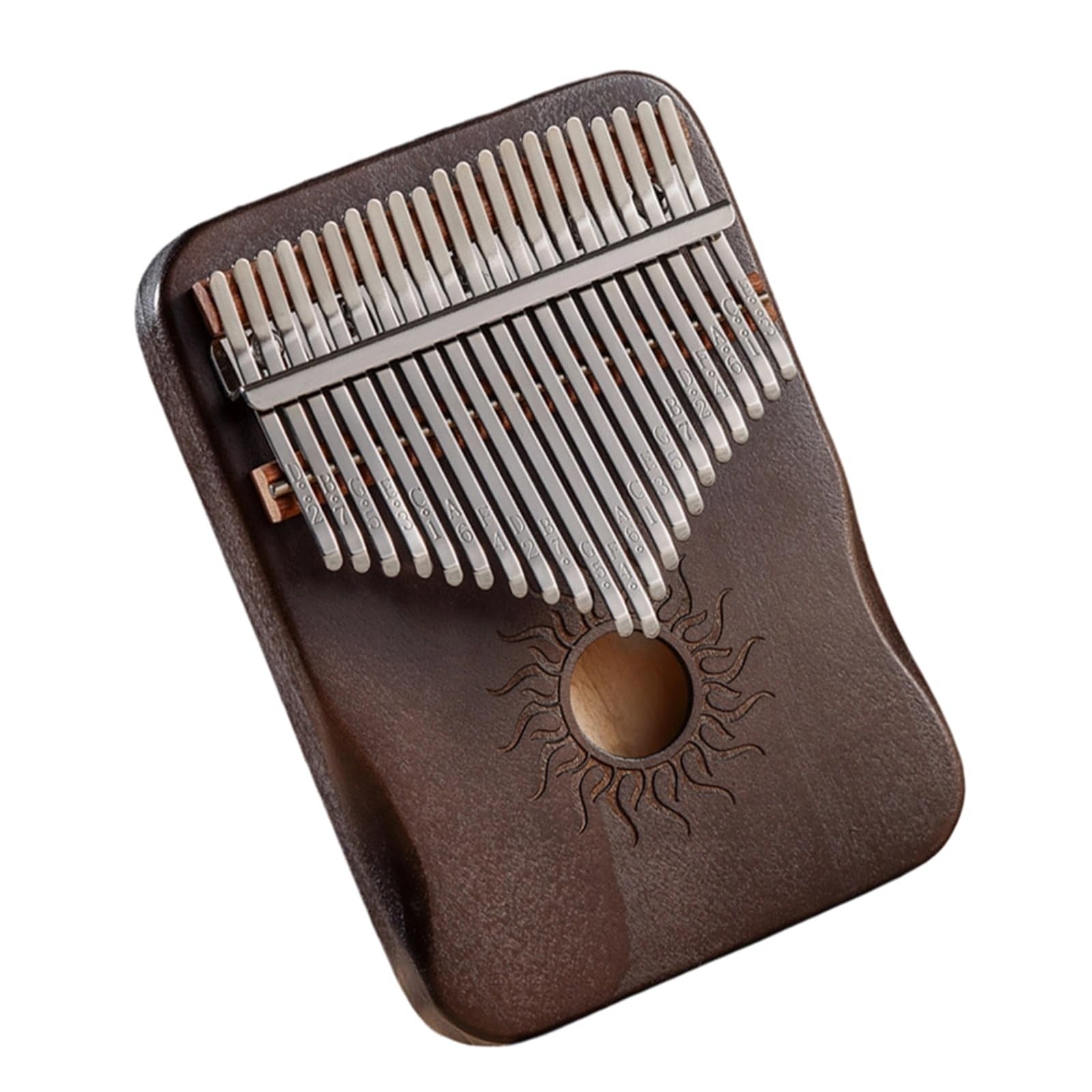 Kalimba 17 Note Finger Piano Instrument z drewna klonowego dla początkujących(21 tone Vintage)