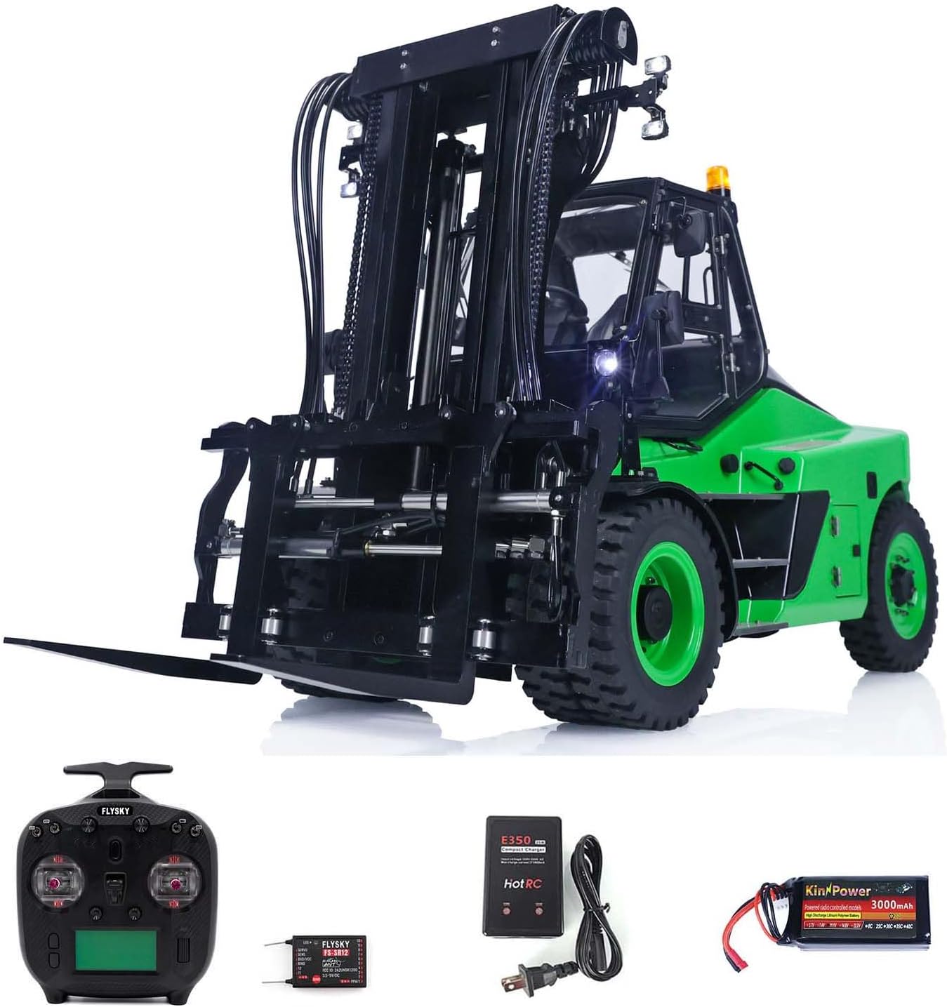 TOUCAN RC HOBBY LESU Metal 1/14 Remote Control Hydraulic Forklift Aoue-LD160S for RC Truck