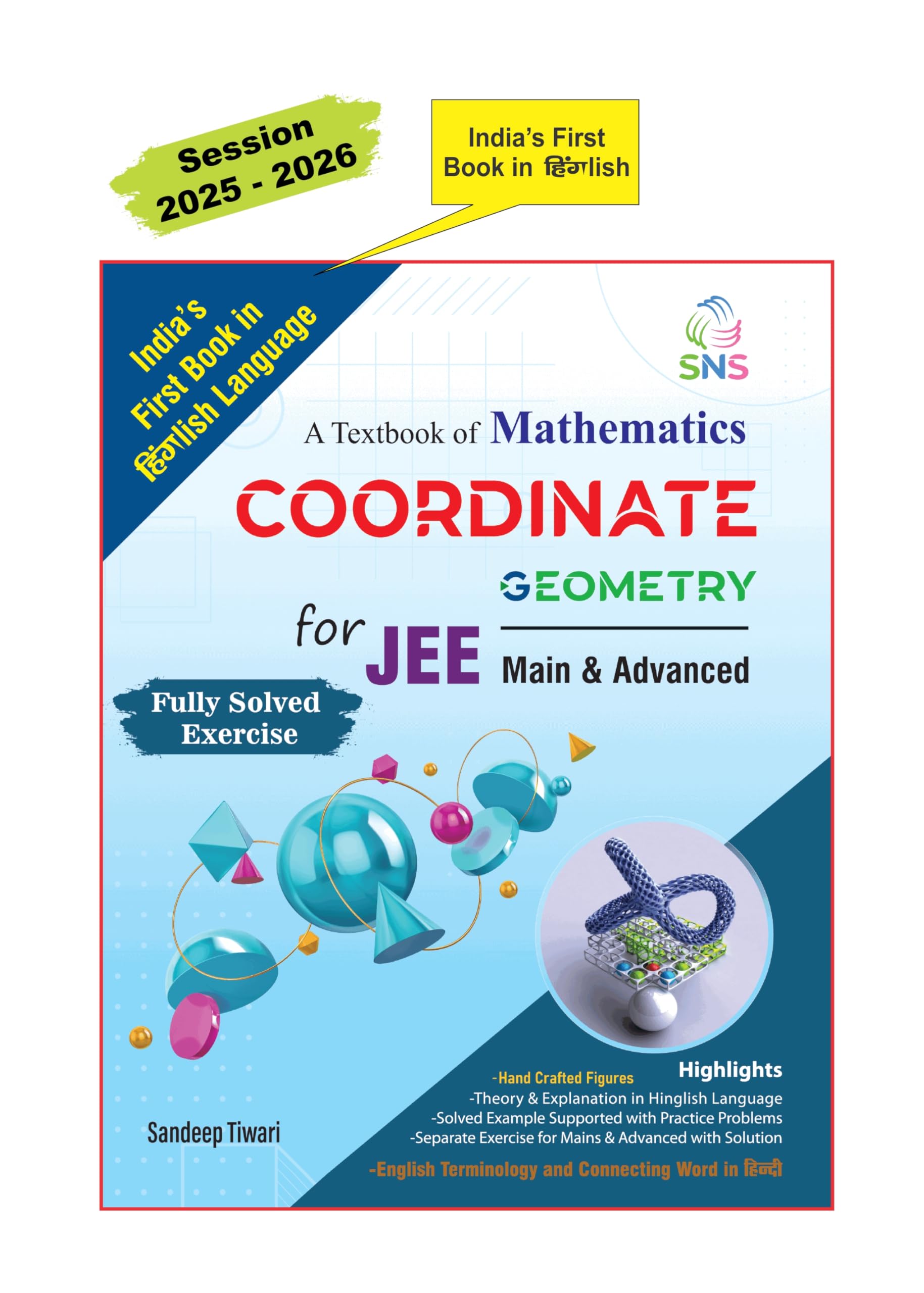 COORDIANTE Geometry for JEE-Mains & Advanced, HINGLISH Language Book By SANDEEP TIWARI
