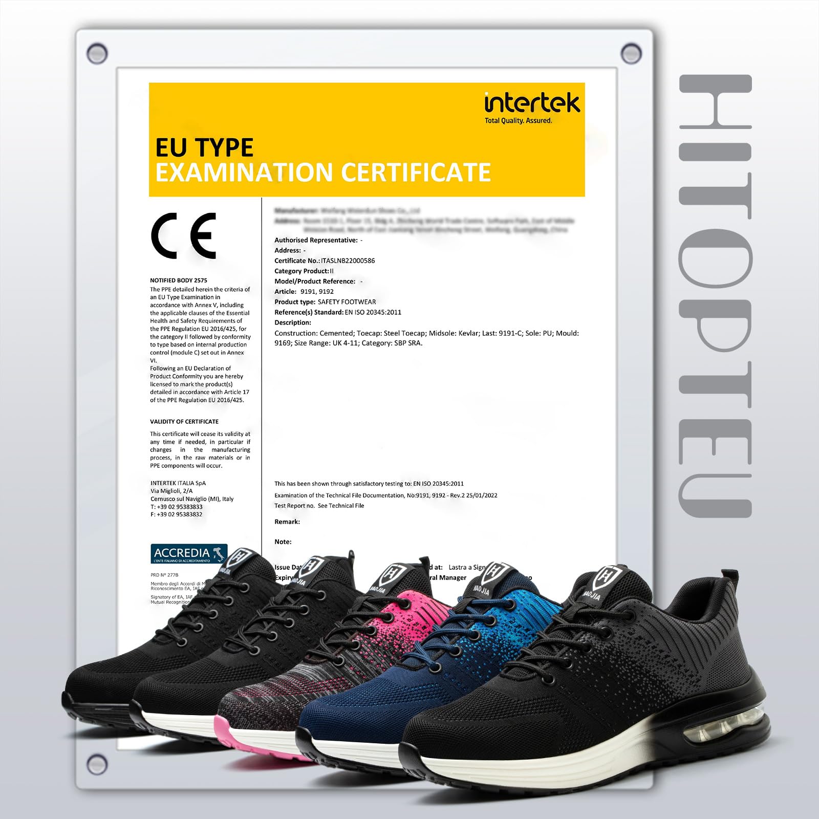 Chaussure de Securite Homme Femmes Legere Basket Securite Respirante avec Embout en Acier Chaussures de Travail Antidérapantes