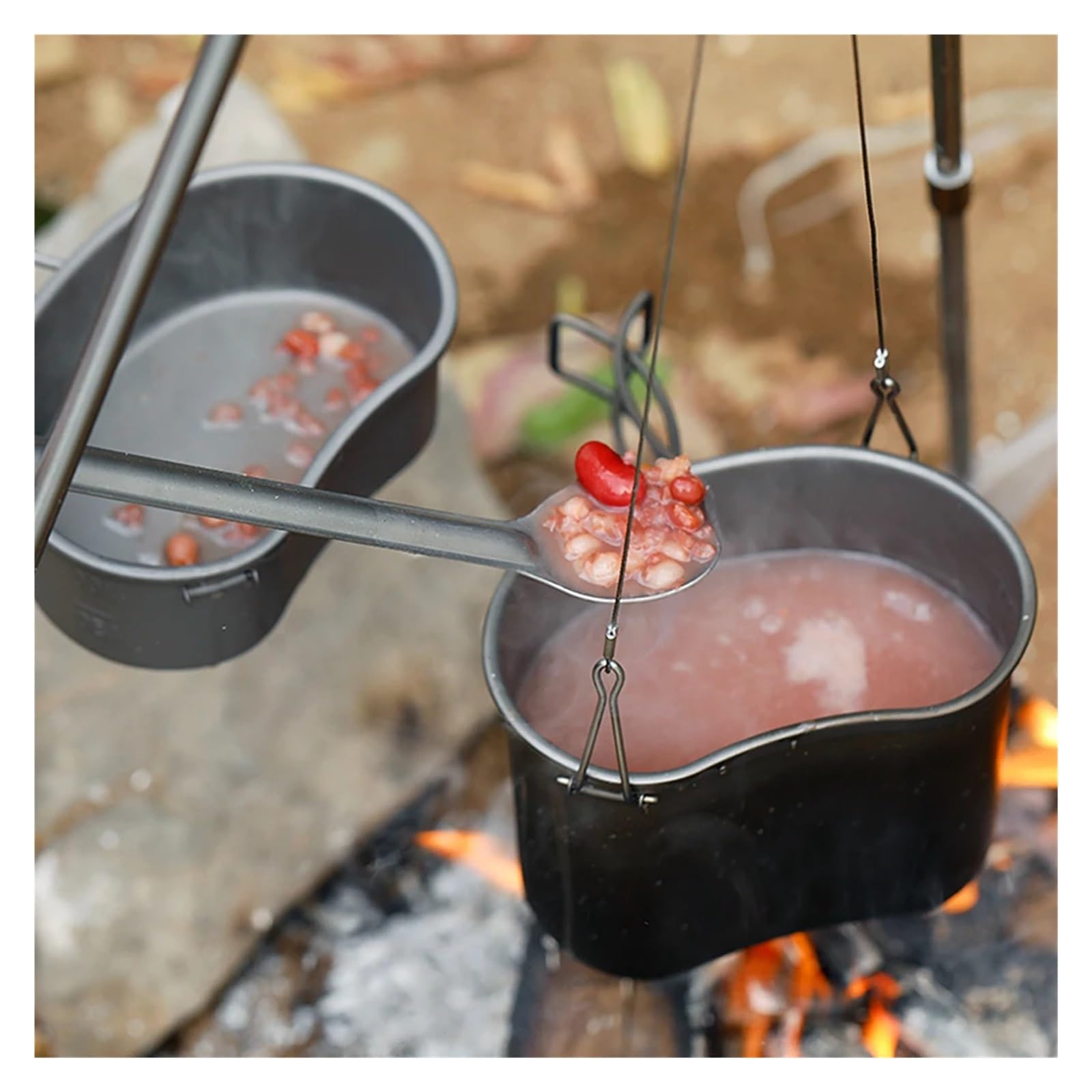 Generisch Outdoor-Kochgeschirrset aus Titan