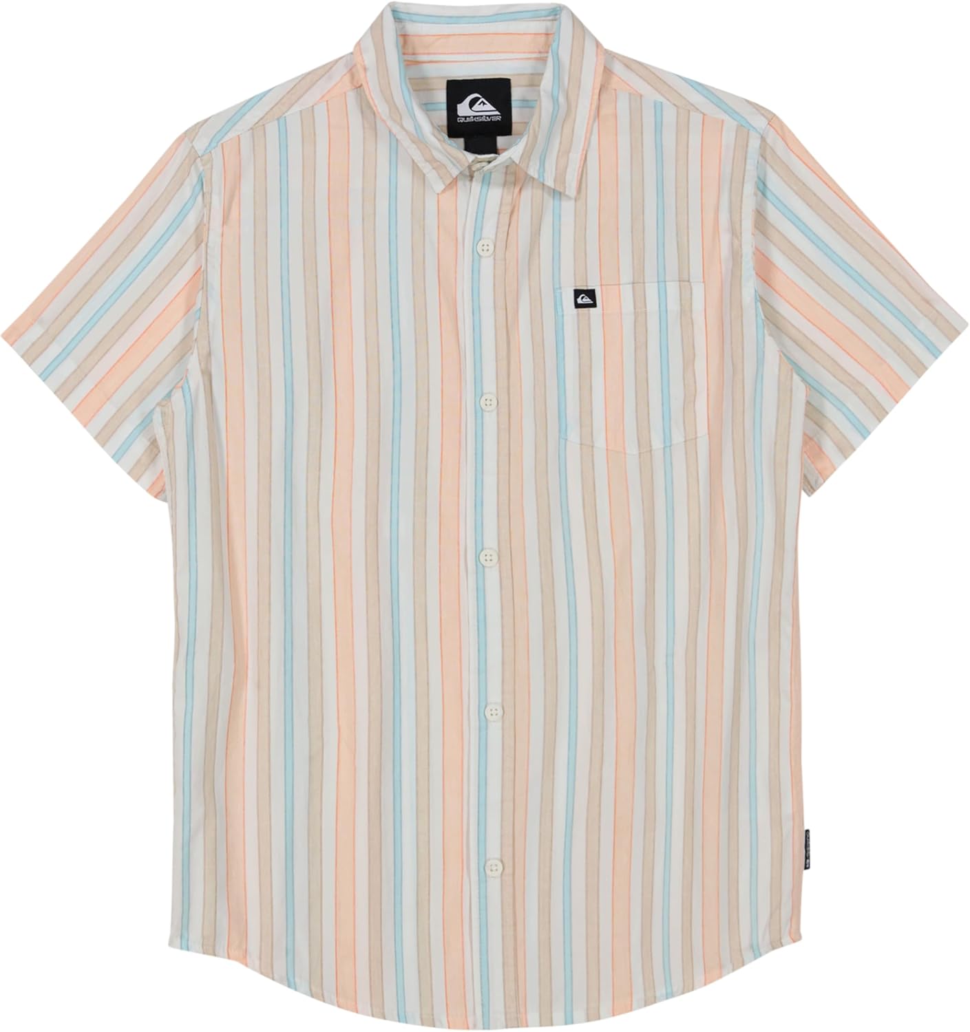 Quiksilver Boys' Short Sleeve Classic Woven Shirt, Button Down Top, Stylish & Comfortable
