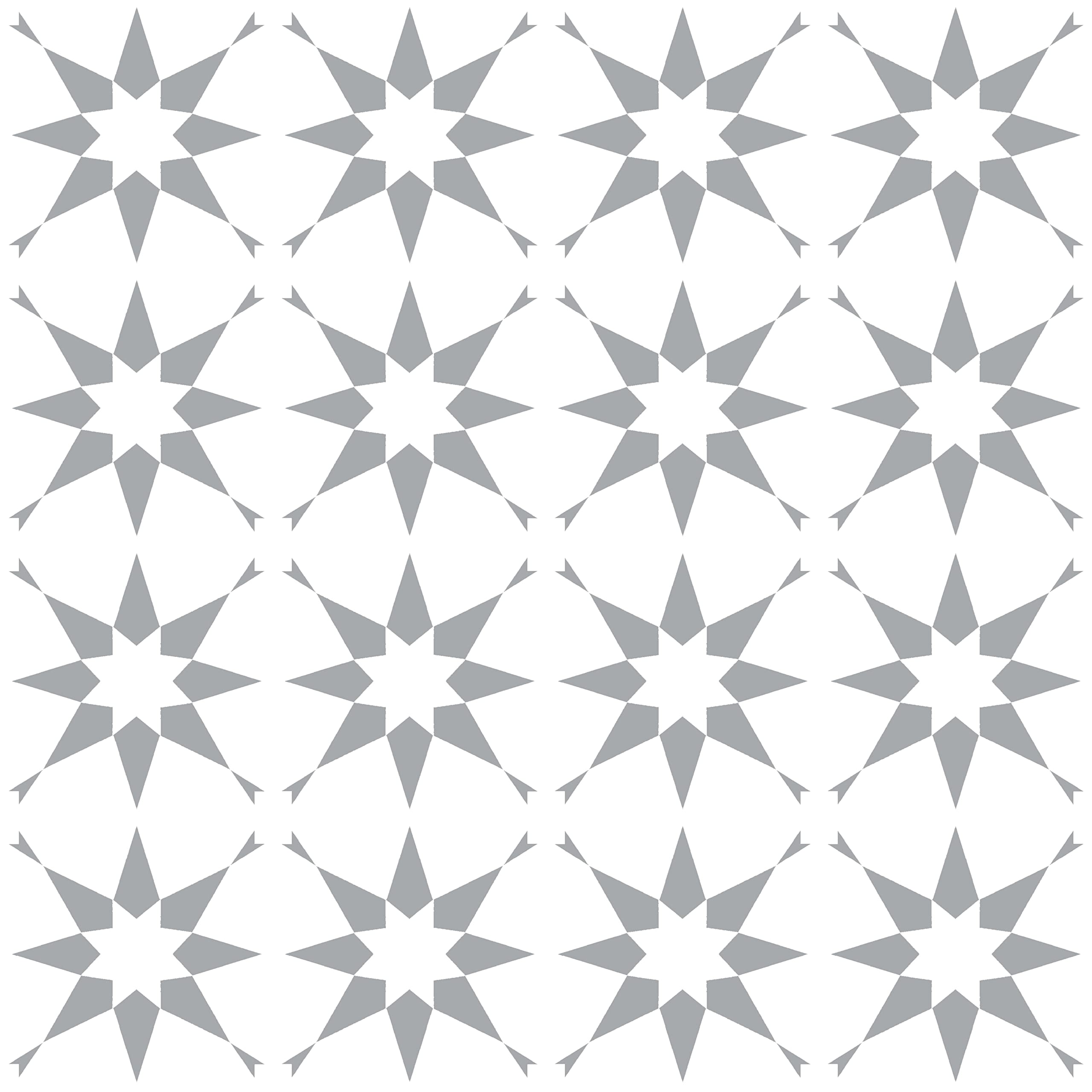 Create Your World Patio Tile Reusable Stencils for 30cm, 45cm and 60cm Garden slabs, Walls, Floors & Furniture Stardust Design (30CM X 30CM)