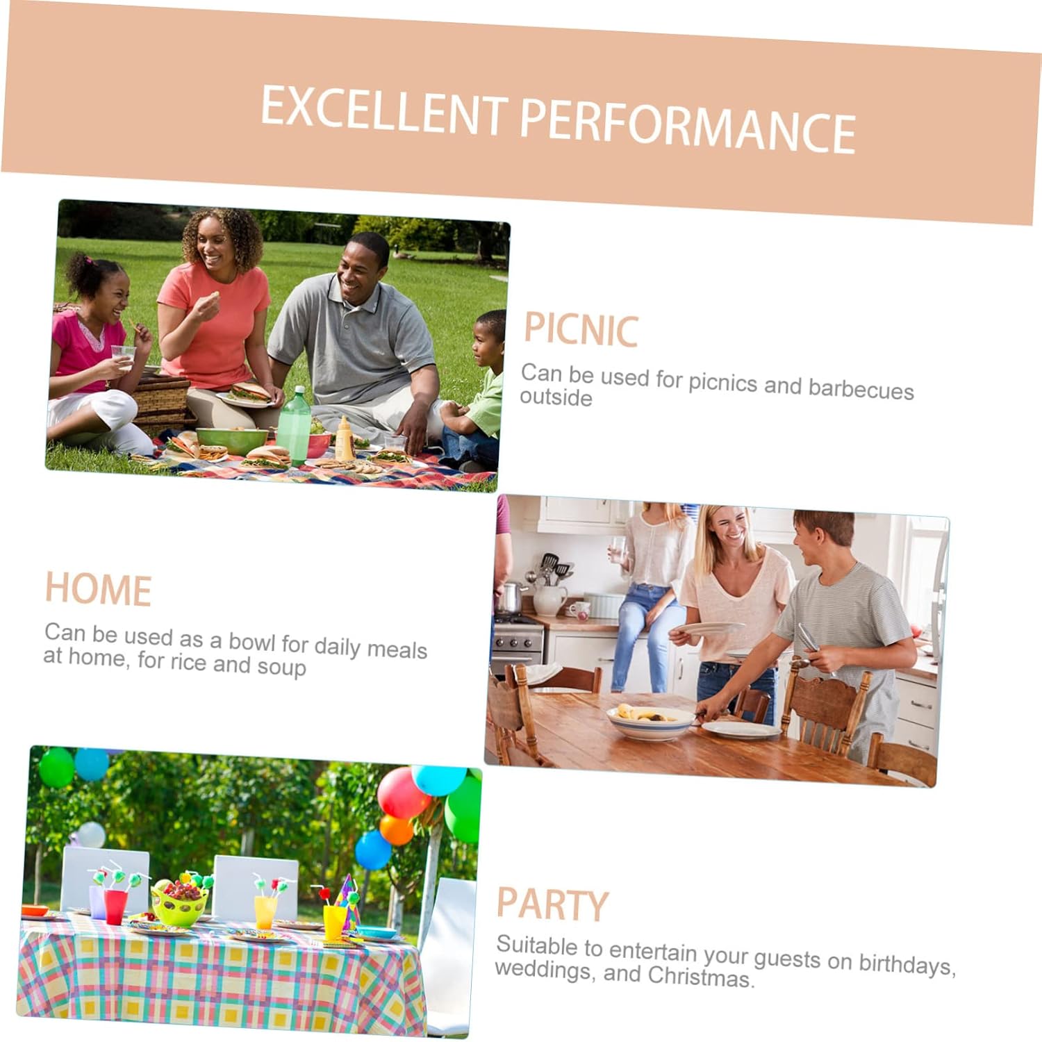 3Pcs Silicone Bowls Tableware for Boy Girl Microwave Refrigerator Flexible Essentials for Easy Feeding