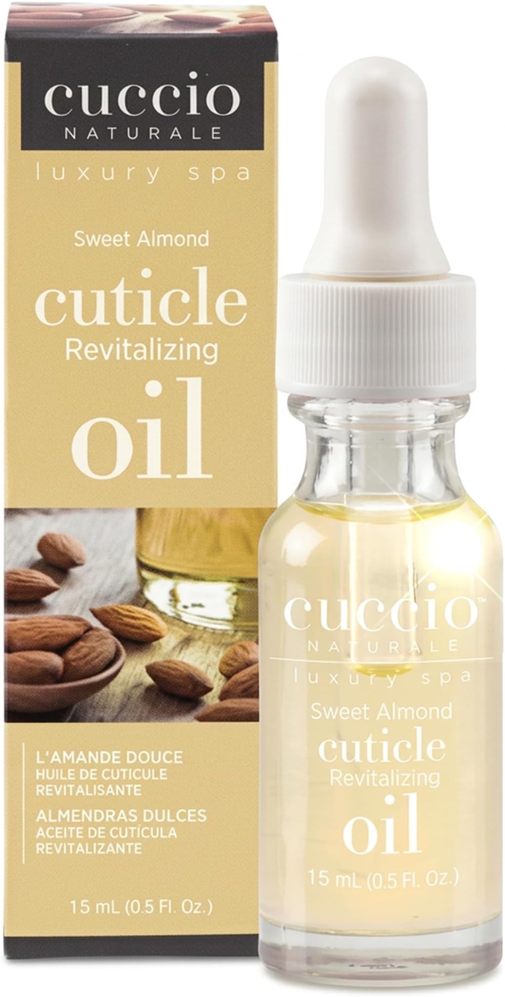 Naturale Sweet Almond Cuticle Oil 15ml, Yellow