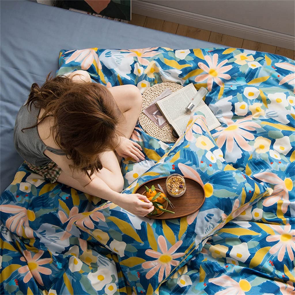 Housse De Couette 3 Pièces 60% Coton 140x200 Cm – Mignon 07 Printemps/Automne