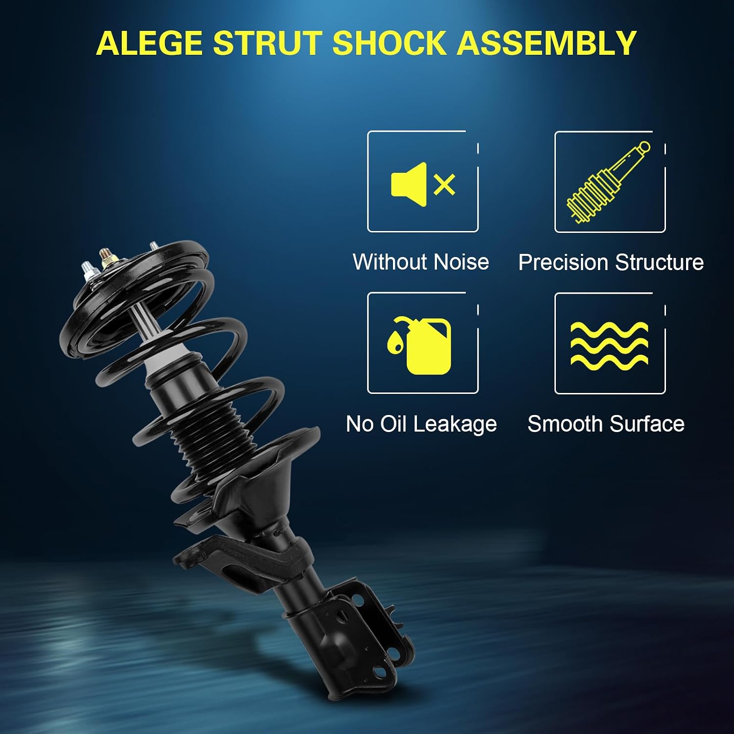 Front Left and Right Struts Assembly Shock Absorber with Coil Spring for Acura EL 2001-2003 for Honda Civic 2001-2005,171434 171433