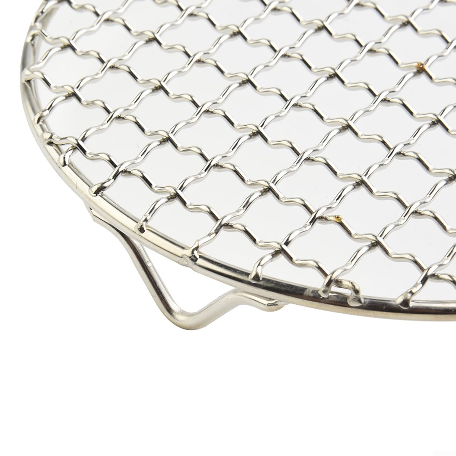Grille ronde en acier inoxydable avec pieds pour barbecue, grille de refroidissement, grille de cuisson à la vapeur, ustensiles de cuisine d' extérieur (diamètre 15 cm Grille ronde en acier inoxydable avec pieds pour barbecue, grille de refroidissement, grille de cuisson à la vapeur, ustensiles de cuisine d' extérieur (diamètre 15 cm