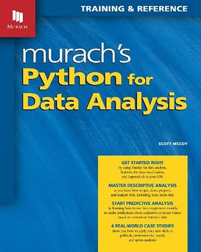 Murach's Python for Data Analysis (Training &amp; Reference)