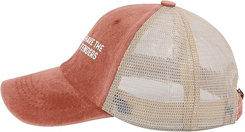 Vista 42 de I’ll Just Have The Chicken Tenders Trucker Hat Women Vintage Mesh Cap for Summer