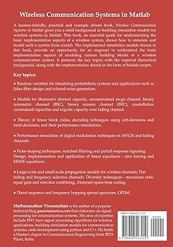 Amazon.com: Wireless Communication Systems in Matlab: Second