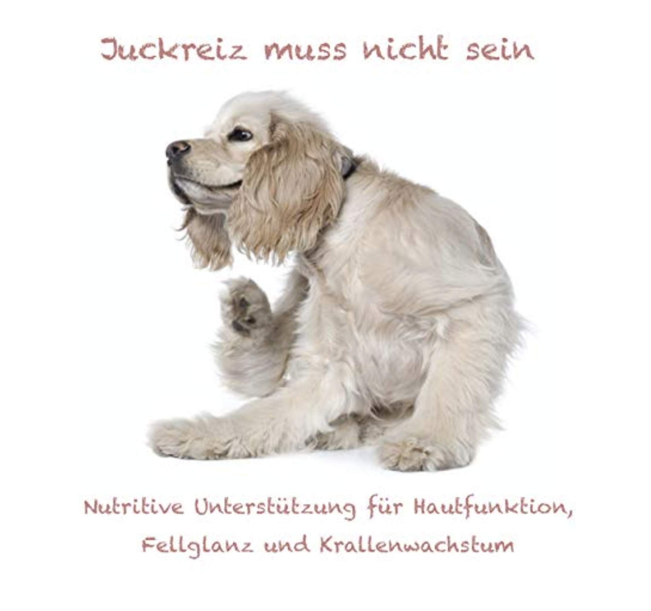 Doppelpack CaniMove Dermal Maxi (200 Kapseln), auch bei Hauterkrankungen (Dermatitis, Dermatose, Kortison-Gaben), mit PUFA, Lycopin, Biotin und Zink.
