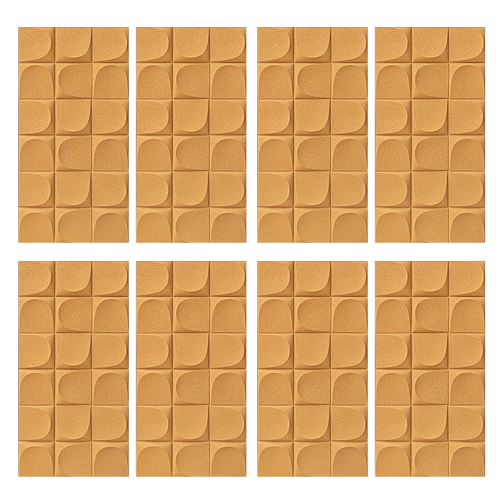 paneles decorativos para pared Paneles de pared texturizados 3D para decoración de interiores y exteriores, ideales para alquileres, paquete de 4 paneles de poliuretano, fácil instalación, para hotele