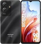 Ulefone Remarque 21 Smartphone déverrouillé 128GB ROM 8GB/1TB SD, Android 14 Octa Noyau 6.56 1 cm 90Hz HD+, 13MP + 8MP caméra 5000mAh, 4G Double SIM Téléphone cellulaire non verrouillé + Visage ID GPS OTG- Téléphone portable violet