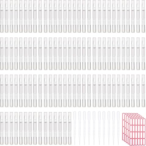 110 Pcs 3ml Empty Cuticle Oil Pen with Brush Tip
