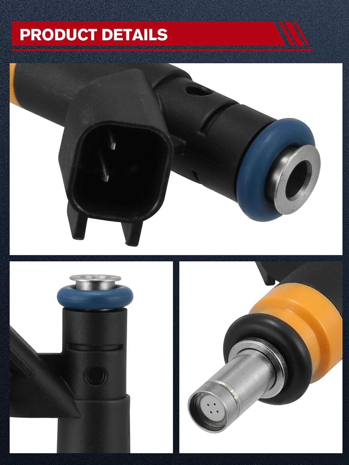 FJ732 Fuel Injectors 8PCS 5.7L Only 2006-2018 For Ram 1500 2500 3500,For Dodge Challenger Charger Durango Ram 1500 Pickup,For Jeep Commander Grand Cherokee,For Chrysler 300,05037479AA 5037479AB