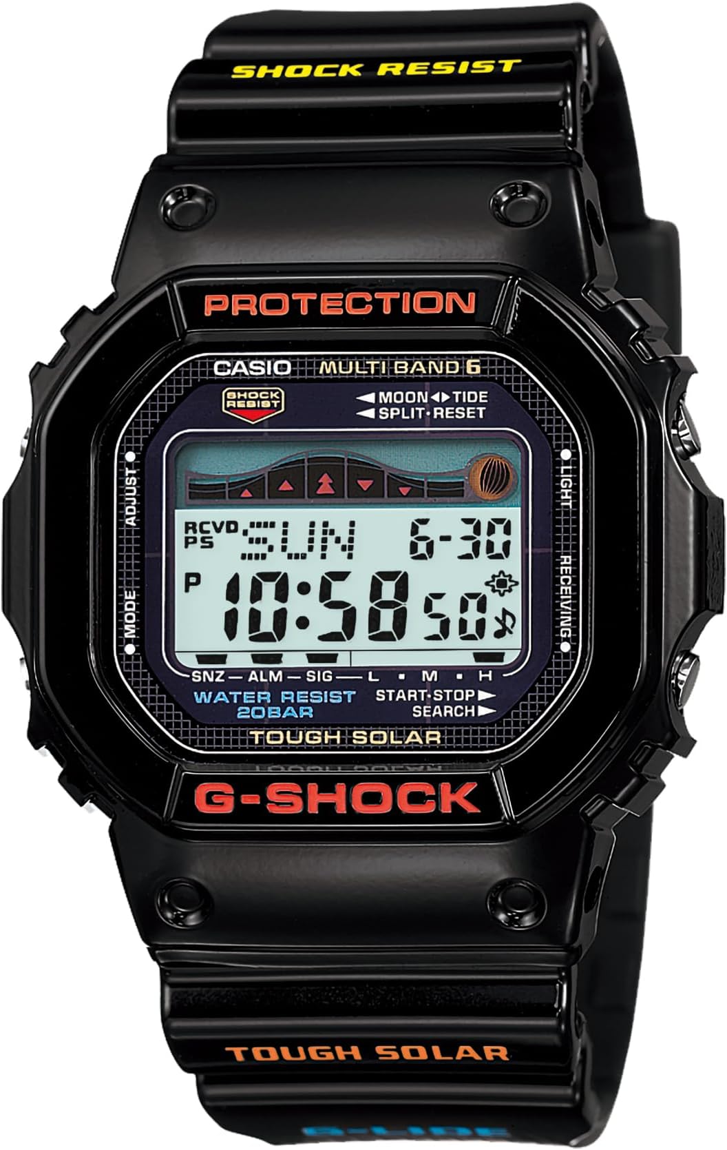 [Casio] CASIO watch G Shock G-LIDE Solar radio GWX-5600-1JF Men's