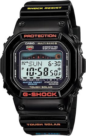 CASIO Mens GWX-5600-1JF G-SHOCK G-Lide Tough Solar Radio Controlled Watch