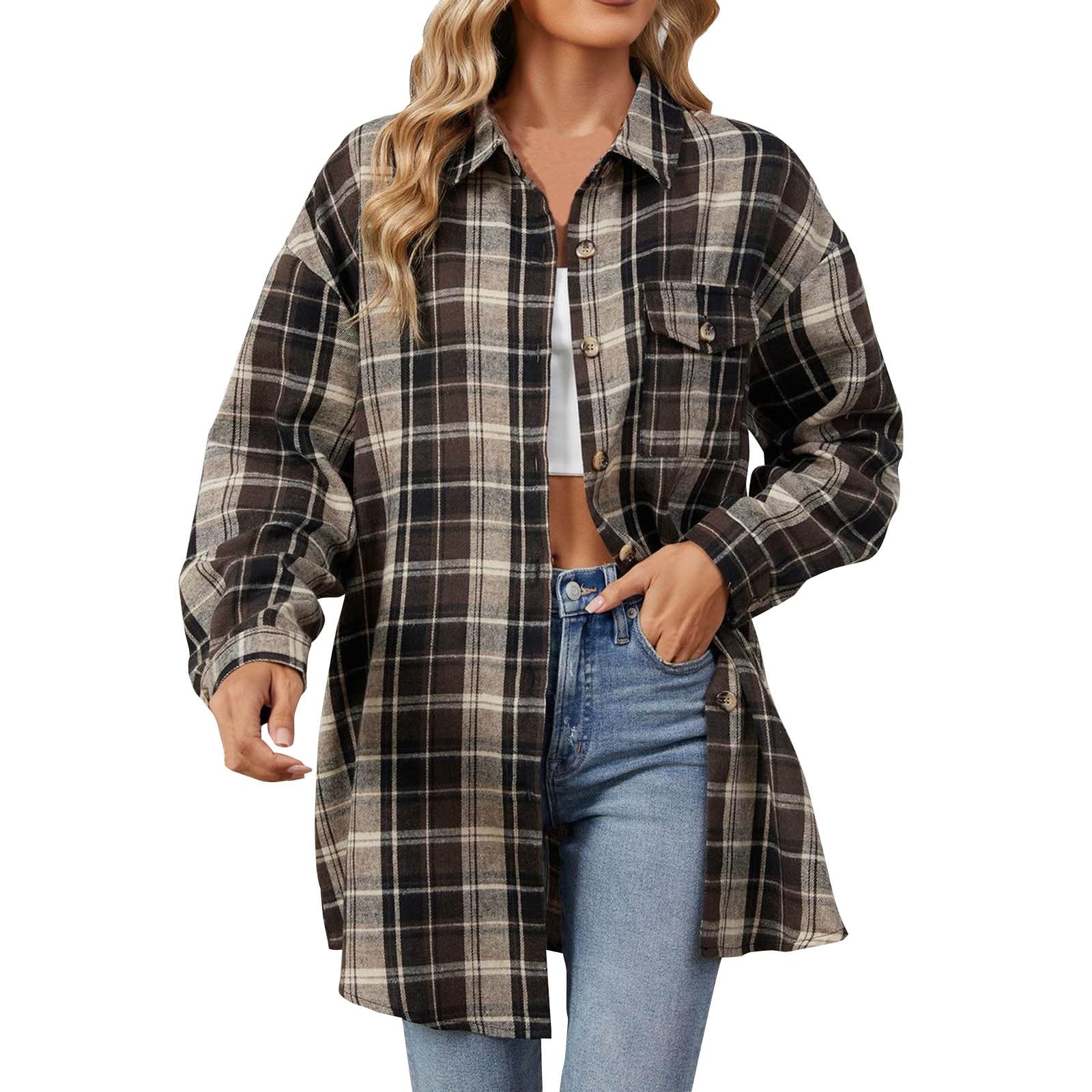 SUB-AGE.】OVERSIZED FLANNEL SHIRT 416T SUB-AGE.】OVERSIZED FLANNEL SHIRT 416T
