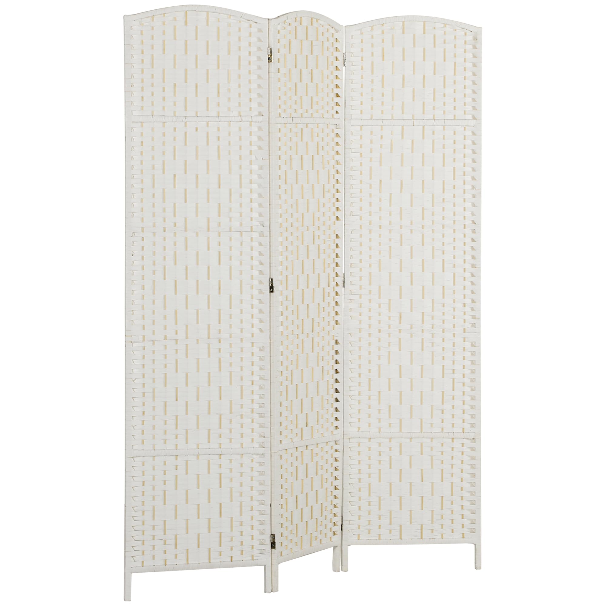 HOMCOM 3-Panel Weave