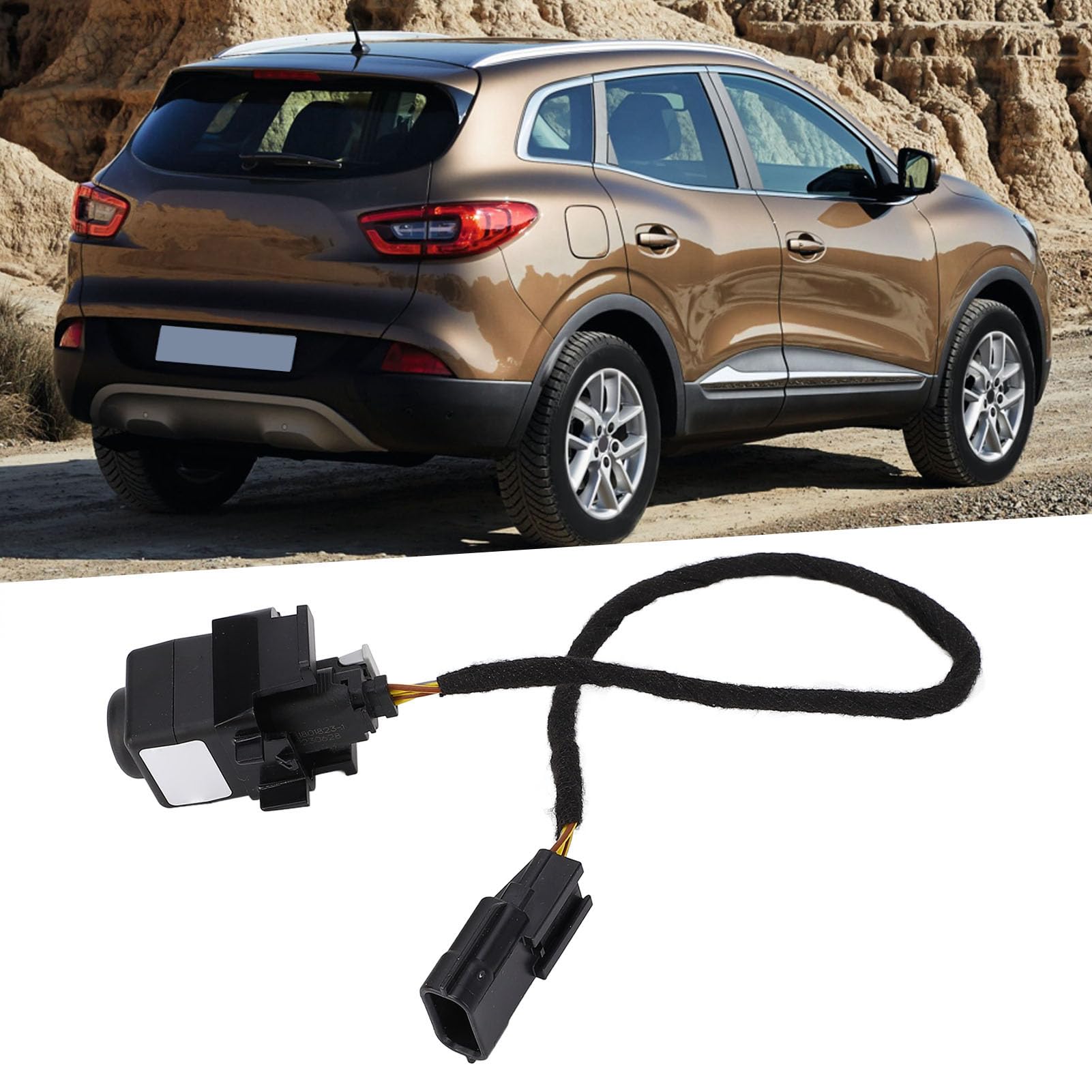 Caméra de Recul 284427832R pour Kadjar 2015-2022, Plastique, Vue Arrière en Temps Réel, Installation Facile