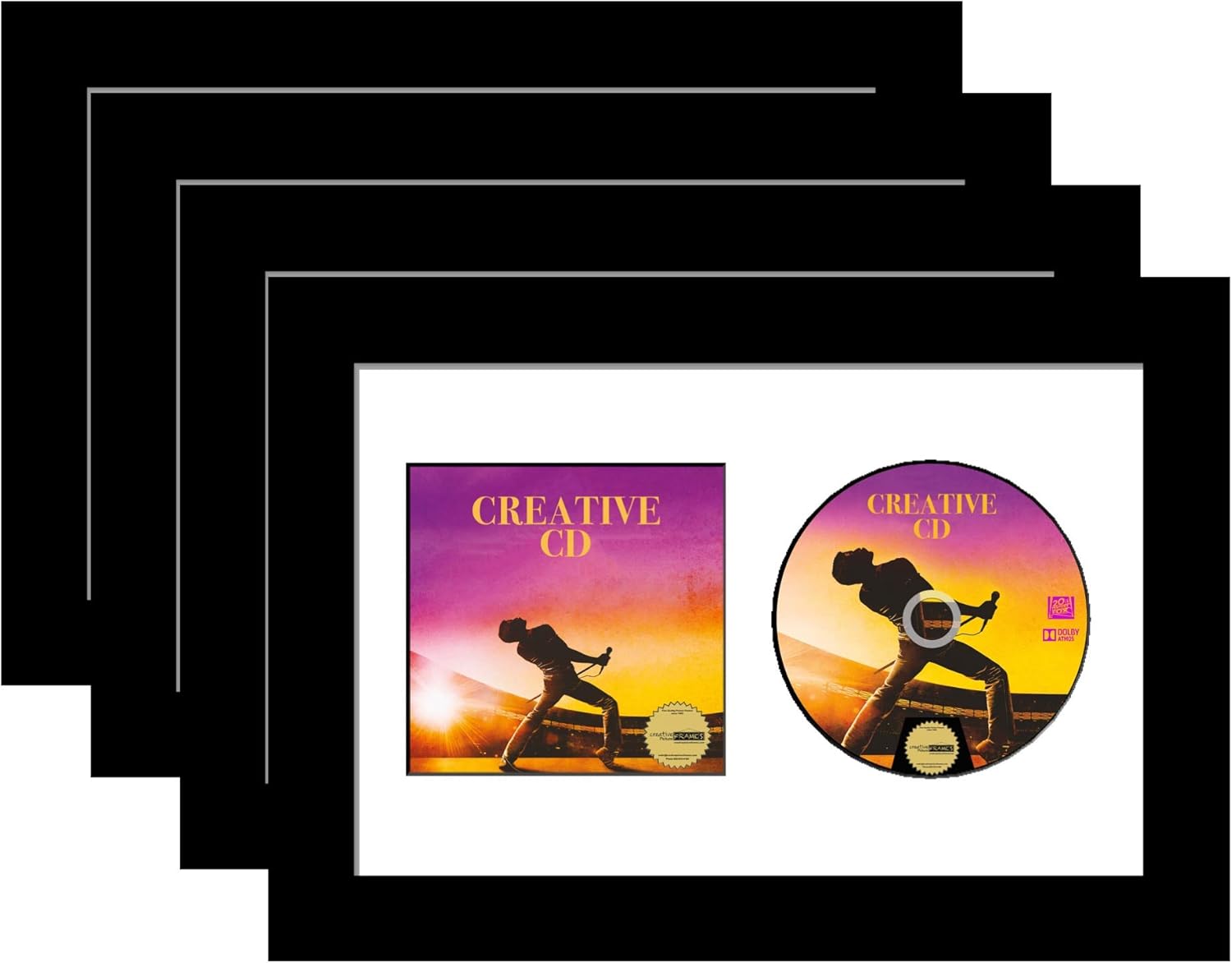 Creative Picture Frames 8" x 12" CD Music Frame with White