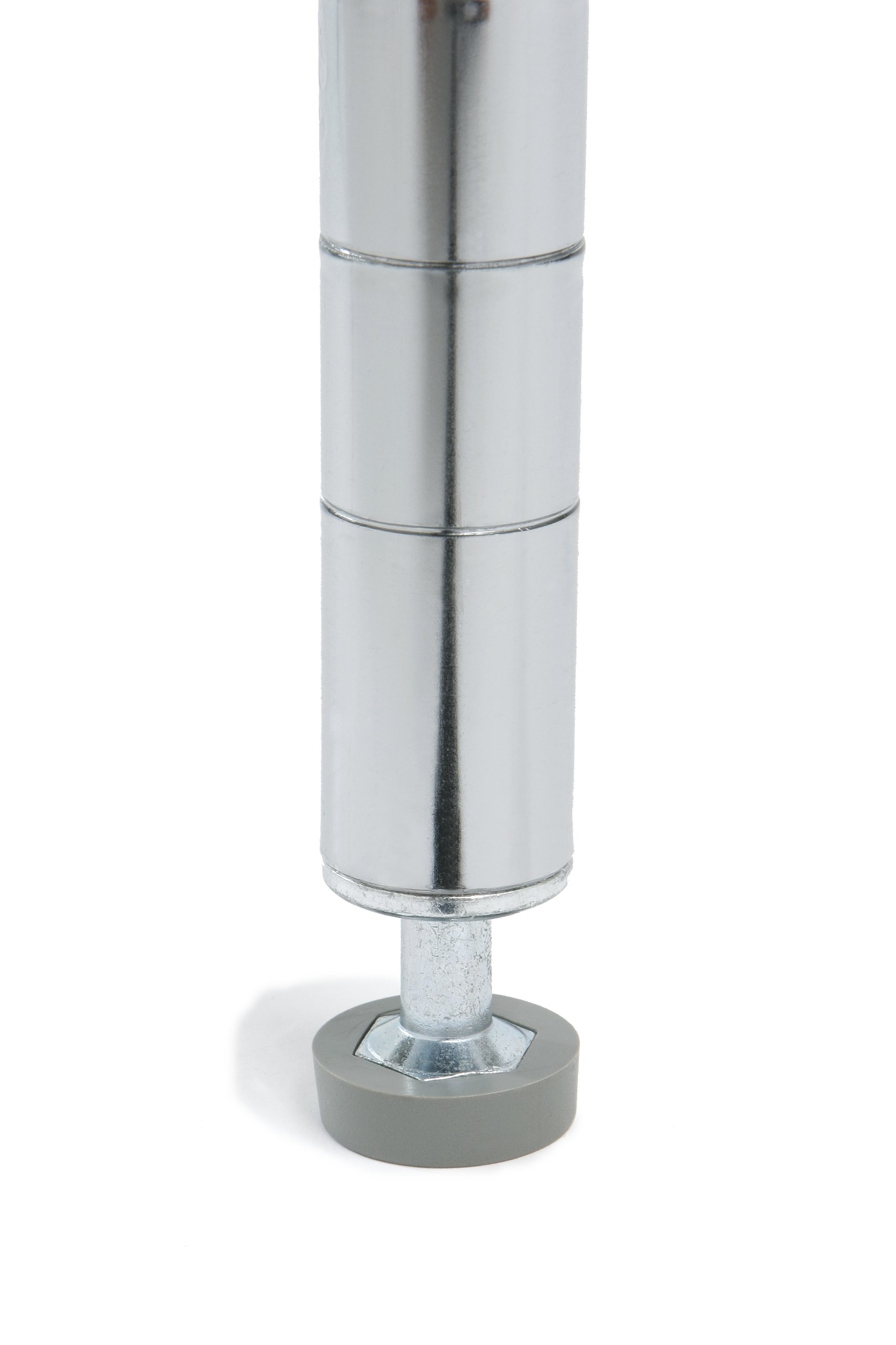 Seville Classics 4-Shelf Shelving System with Wheels 60