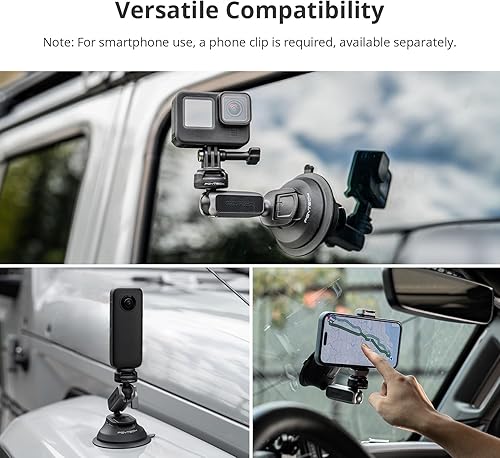 Miniatura 4 de PGYTECH Soporte de succión CapLock compatible con DJI OSMO Action 432, Gopro Hero 1211109, OSMO Pocket 32, cámara de acción para Insta360 ONE RSRONE