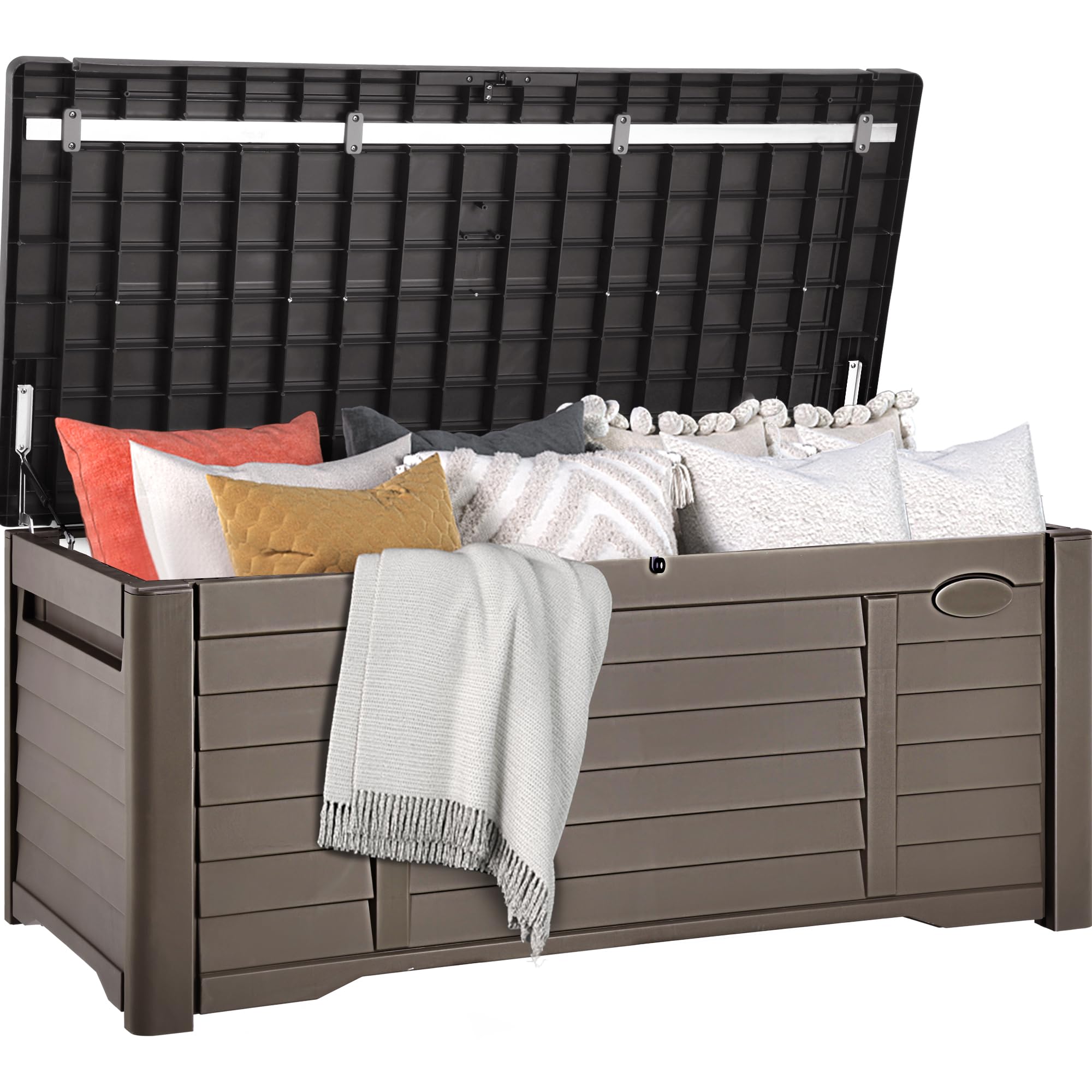 DWVO Louvered Outdoor Storage Box