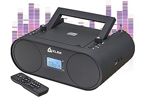 KLIM Boombox B4 CD Player Portable Audio System