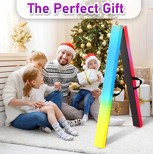 Miniatura 30 de Viga de equilibrio plegable, viga de suelo para gimnasia, equipo de gimnasia para niños, base de madera, fondo antideslizante y bolsa de transporte