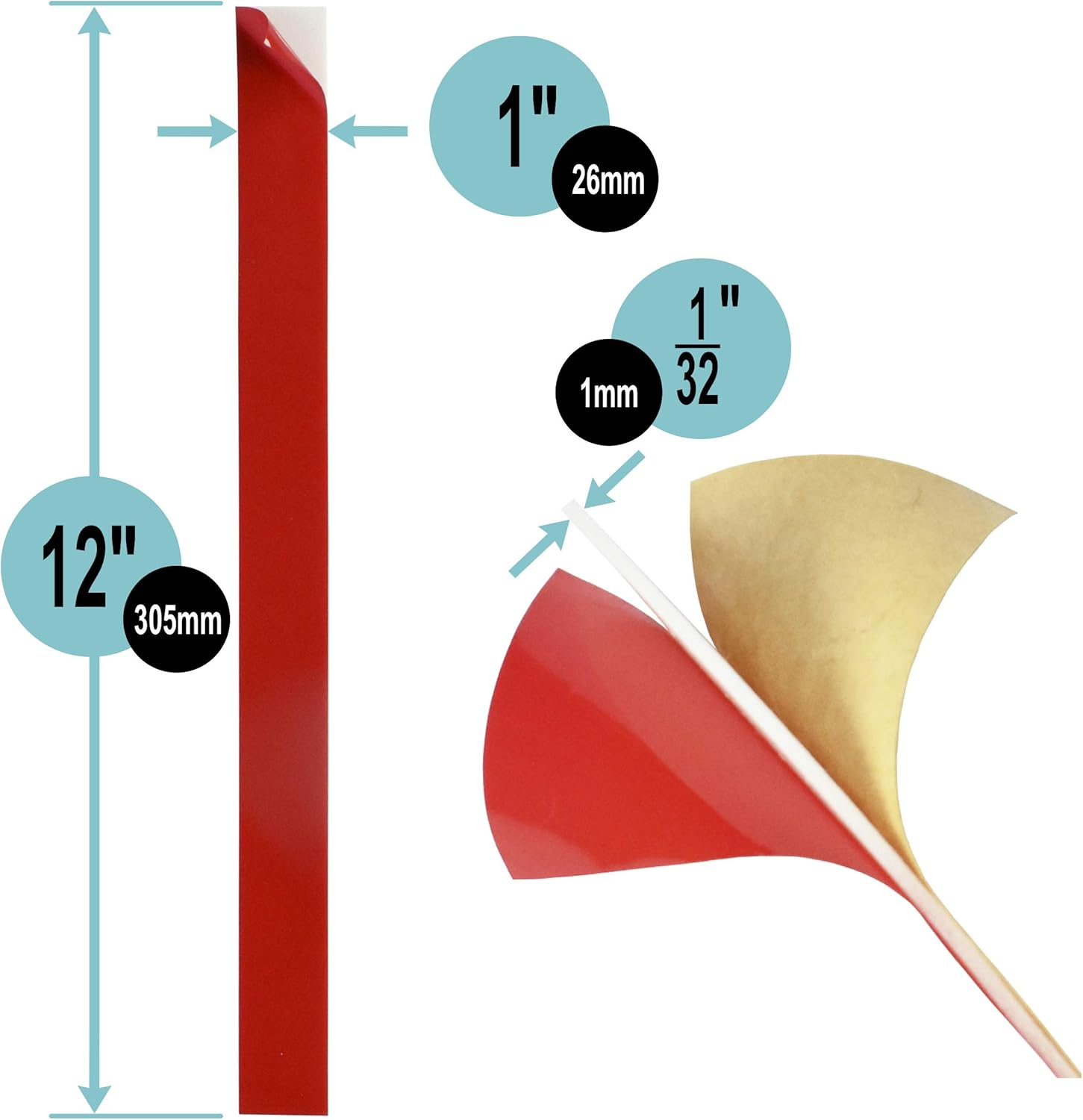 Lіmіtеd Dіѕсоunt Double-Sided Tape, Flat Strips are So Easy to Use- No Curl, Qty 60, 1 Wide x 12 Long, 60 Feet Total