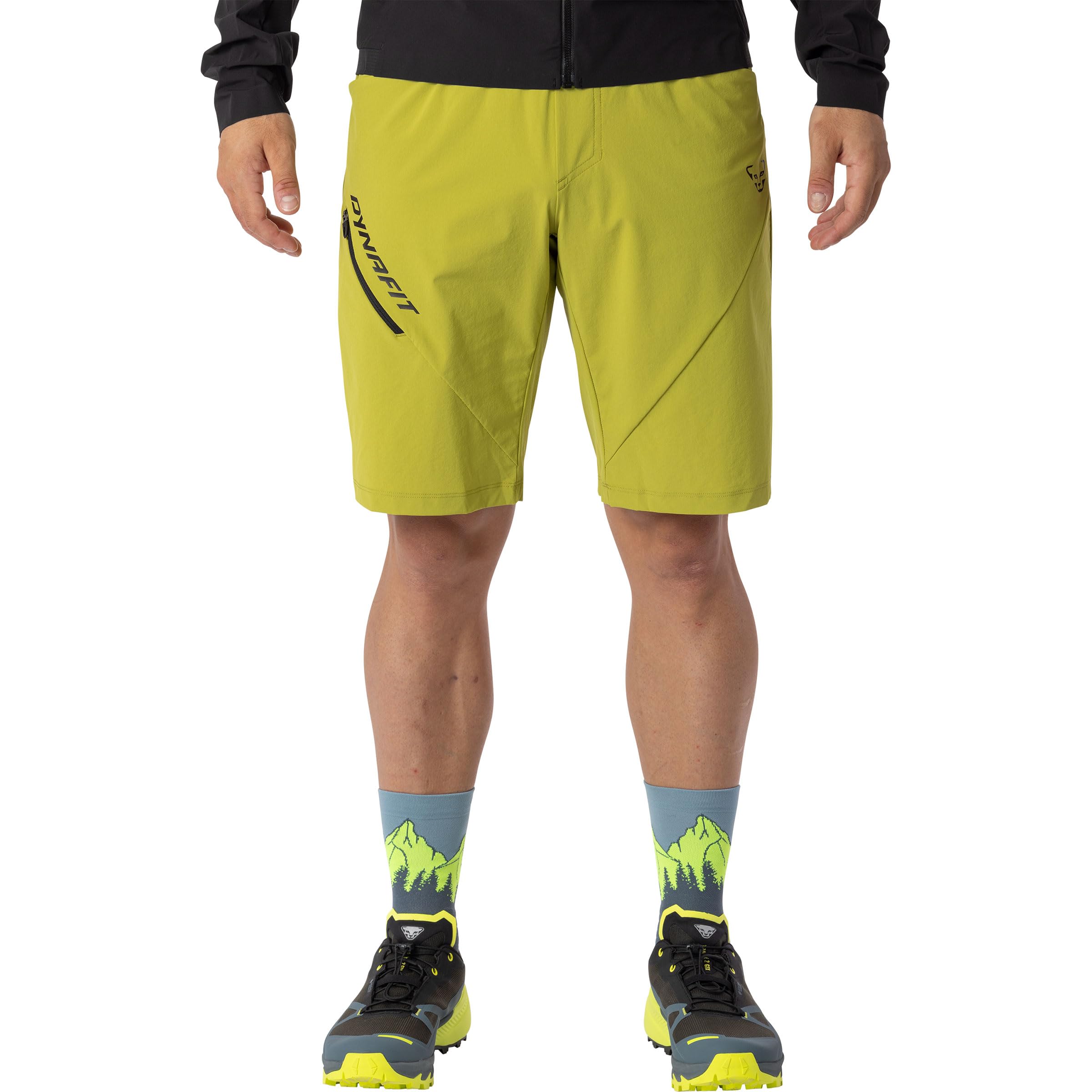 DYNAFIT Herren Traverse Hybrid Shorts, golden lime-0910, L