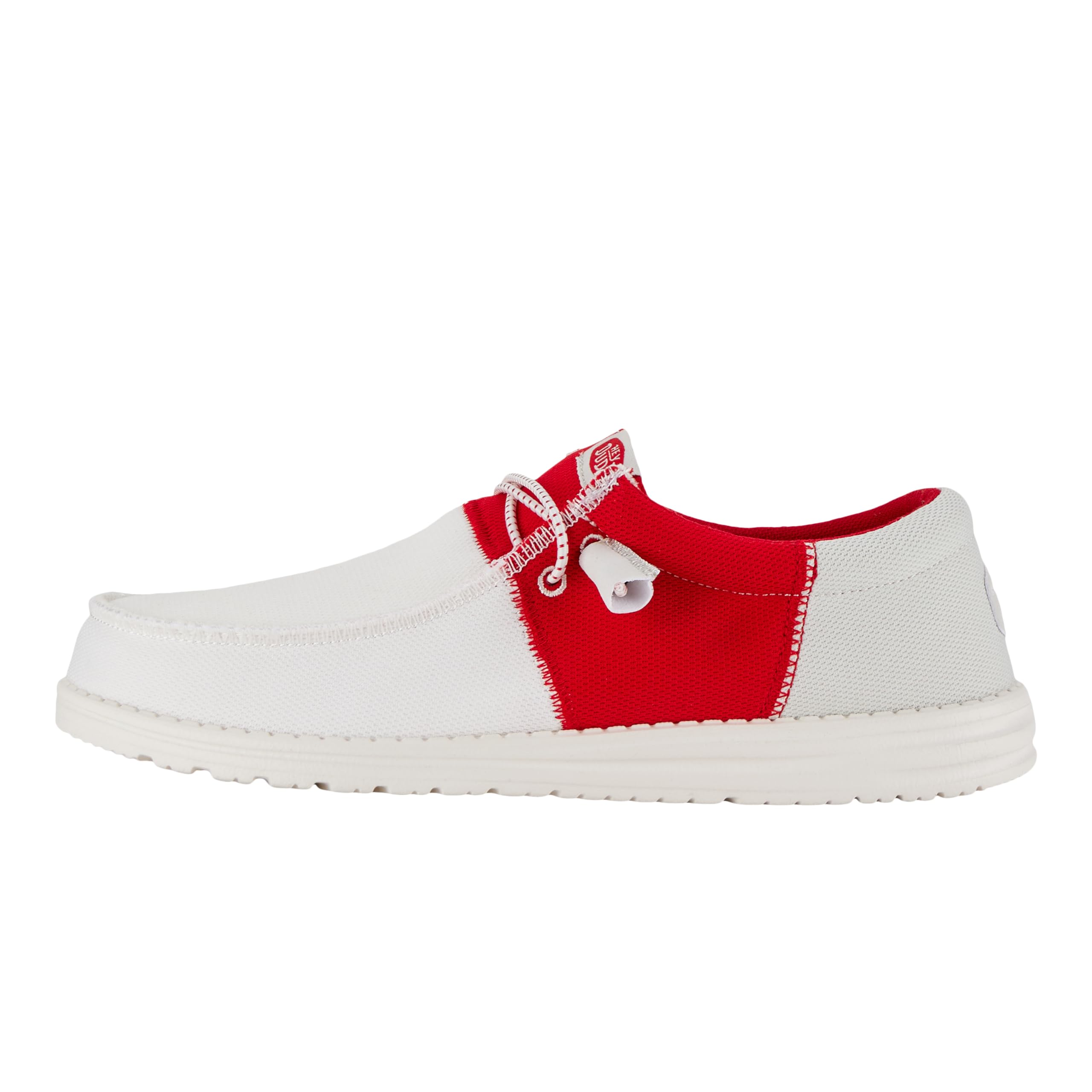 Hey Dude Men's Wally-Tri Varsity Sport Mesh | Men's Shoes | Men Slip-on Loafers | Comfortable & Light-Weight