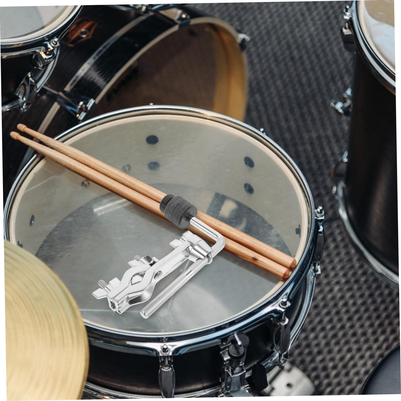 Kisangel Clip de Extensión para Platillos Brazo Articulado Sistema de Montaje para Batería para Platillos Musicales Escenarios de Percusión
