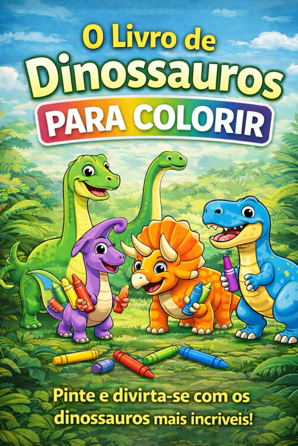 Meu livro de colorir dinossauros