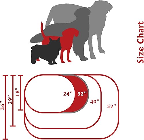 Miniatura 3 de Majestic Pet Products - Cama en forma de bagel para perro, color caqui, 32 pulgadas