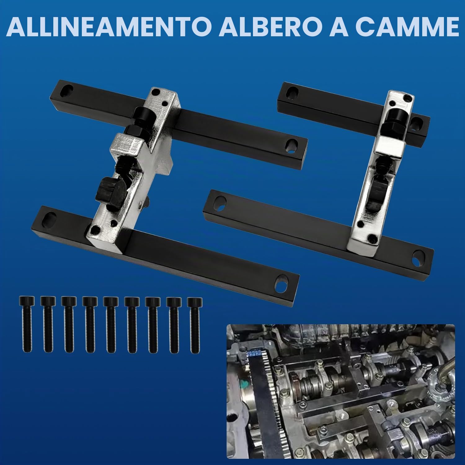 Kit Messa in Fase Motore, Strumenti per allineamento Albero a camme Compatibile con FO-rd Fie-Sta 1.0 ECOBOOST SCTi