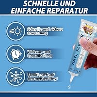 Kit de reparații pentru piscină Paistely 30 ml, set de plasturi transparenți impermeabili pentru repararea bărcilor gonflabile și a saltelelor pneumatice 3