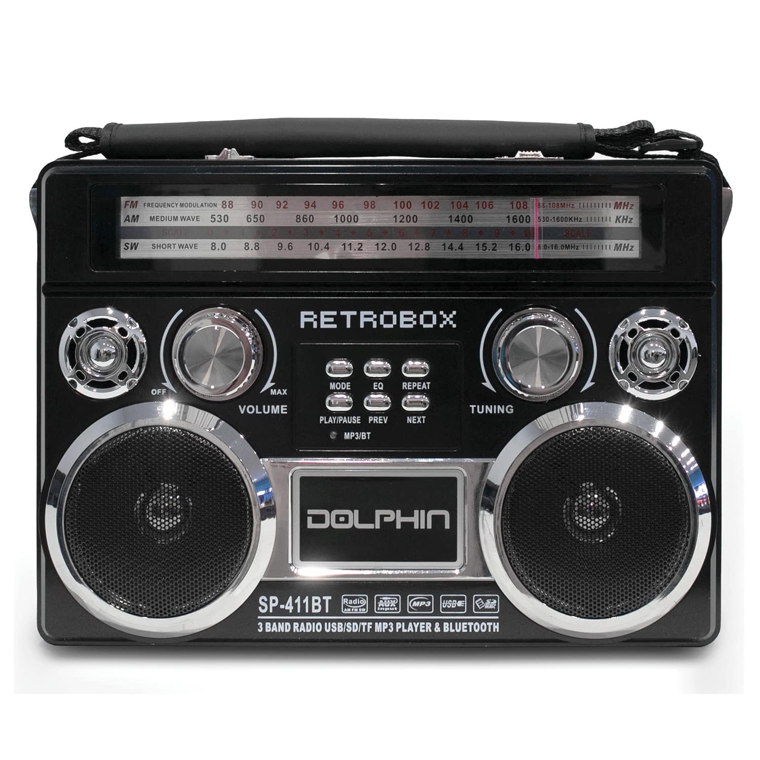 Amazon.com: Dolphin Audio Retrobox AM/FM Shortwave World Radio