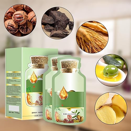 Miniatura 3 de Tinte natural para el cabello, 0.7 fl oz, 10 paquetescaja, nuevo tinte botánico de burbujas para el cabello, para tinte de burbujas de color gris,