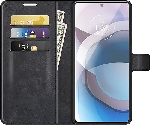 Miniatura 3 de Funda con tapa para Motorola One 5G Ace Wallet PU Funda protectora magnética para teléfono móvil Moto One 5G Ace 2021 Folio Book Cover con soporte