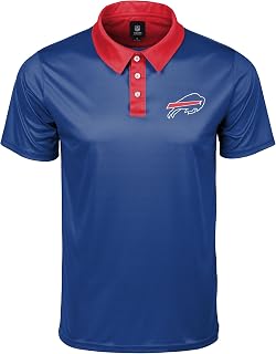 FOCO Buffalo Bills NFL Mens Workday Warrior Polyester Polo - XXL