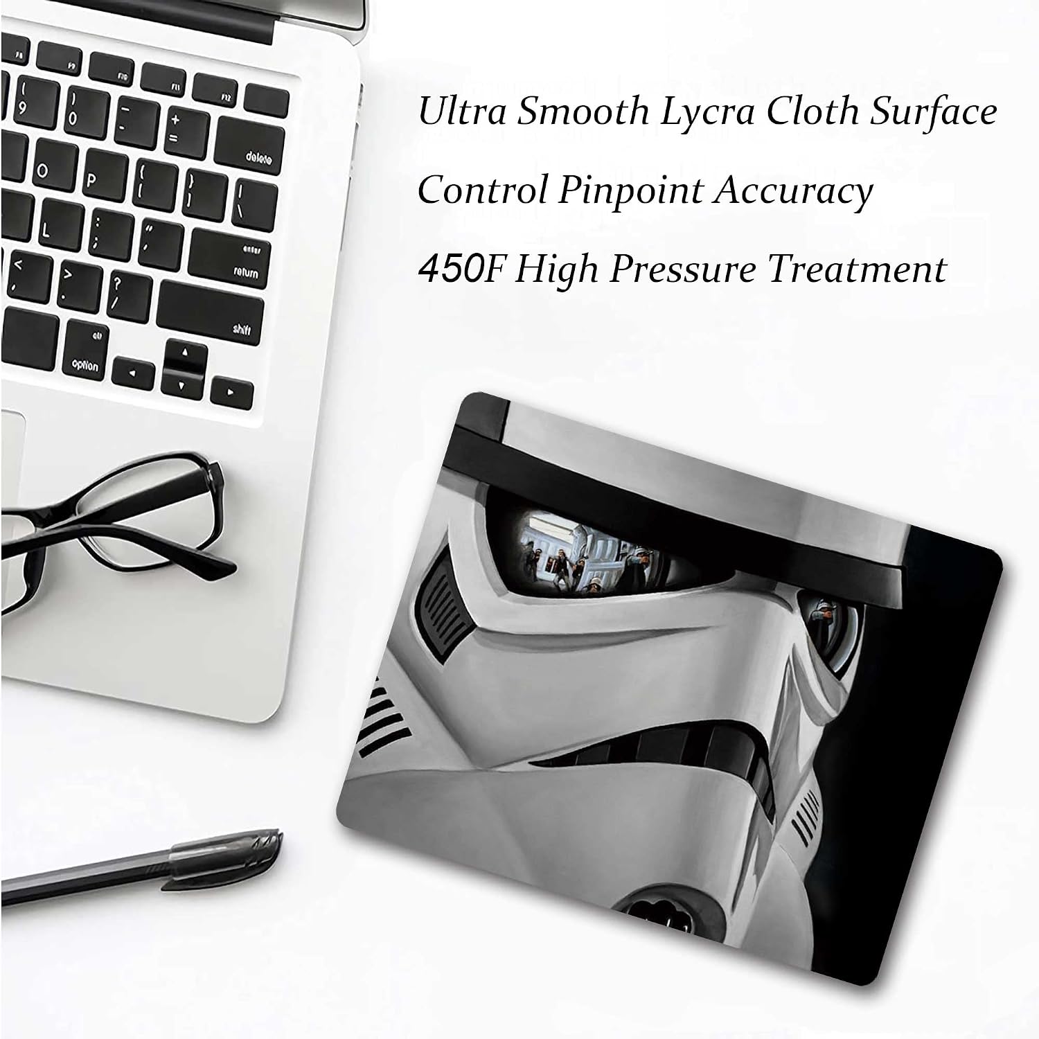 Manslator Mouse Pad, Awesome Personality Custom Soldier Mouse Pads for Computer & Laptop, Non-Slip Rubber Base Cool Design Mousepad Rectangle Gaming Mouse Mat