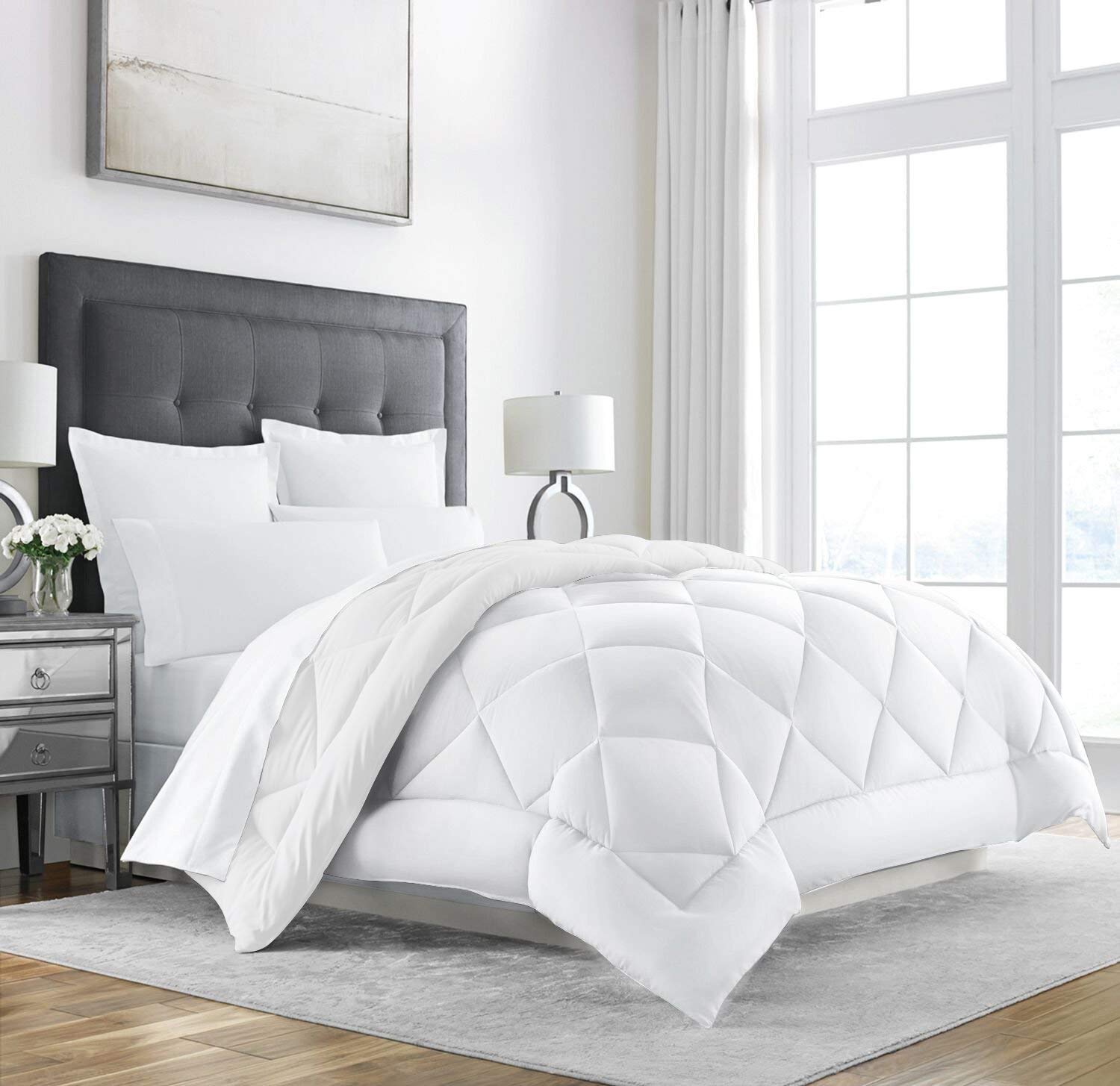 Jaipur Linen Comforter Double Bed 500 GSM Soft Microfibre for Heavy Winter AC Blanket/Duvet/Dohar/Quilt for All Weather Breathable -for Double Bed-White| TC - 200 (B0B9KY2CCL) Amazon Price History, Amazon Price Tracker