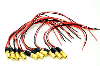 10pcs Mini Dot Infrared IR Laser Diode Module 780nm 3mw w/Built-in Driver 6x10mm