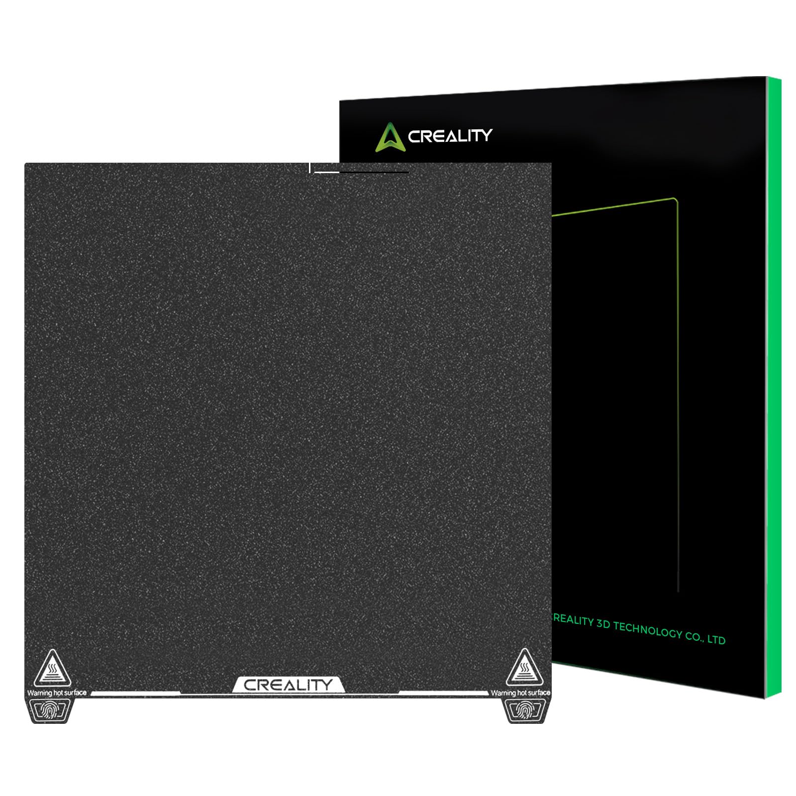 Creality K2 Plus Build Plate 370x370mm Textured PEI Sheet Spring Steel Magnetic K2 Plus Bed Plate Original Build Plate for Creality K2 Plus