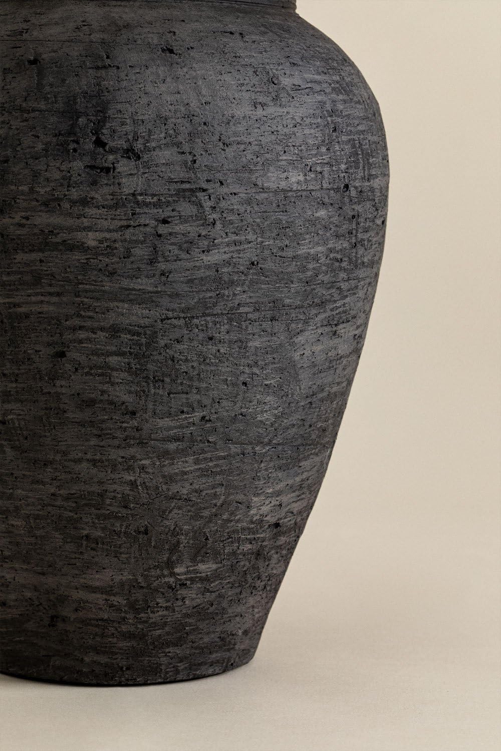 SKLUM Lampe de table Ximena en lin et terre cuite